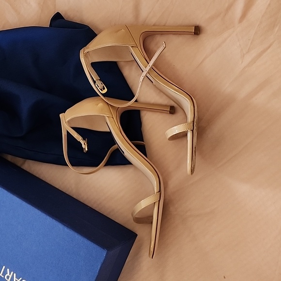 Stuart Weitzman Nudistsong Adobe Aniline (7) with box and dust bag. - Picture 4 of 10